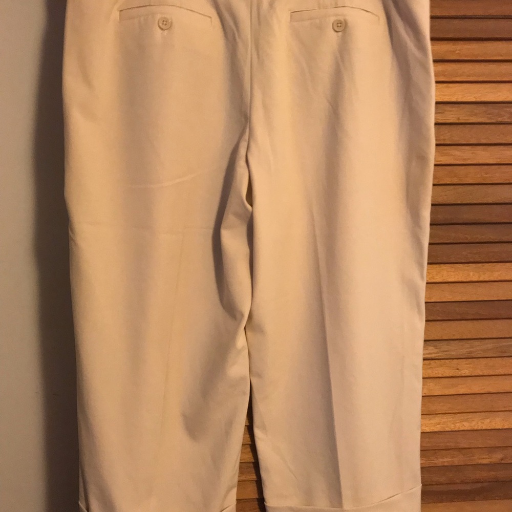 Cropped Beige Slacks - Picture 3 of 3